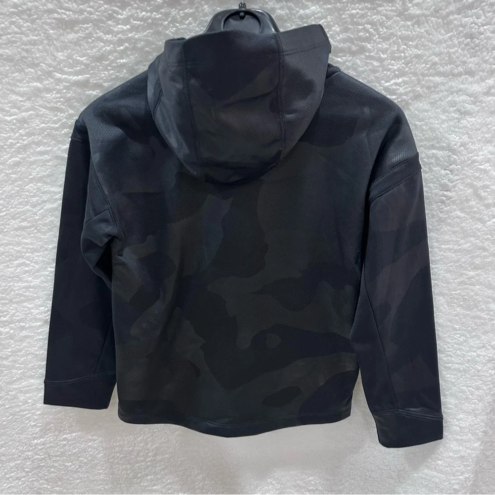 Boys Black Nike Therma Sweatshirt Hoodie